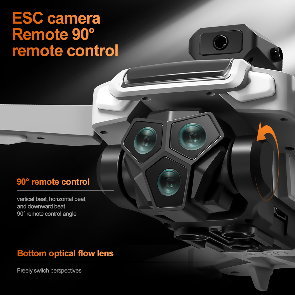 G66 novo drone dobrável gps 4. - Drone Gimbal 2 Axis avaliação e preço