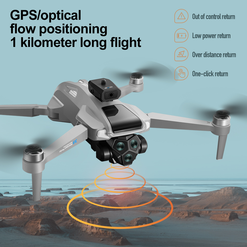 G66 novo drone dobrável gps 4. - Drone Gimbal 2 Axis avaliação e preço