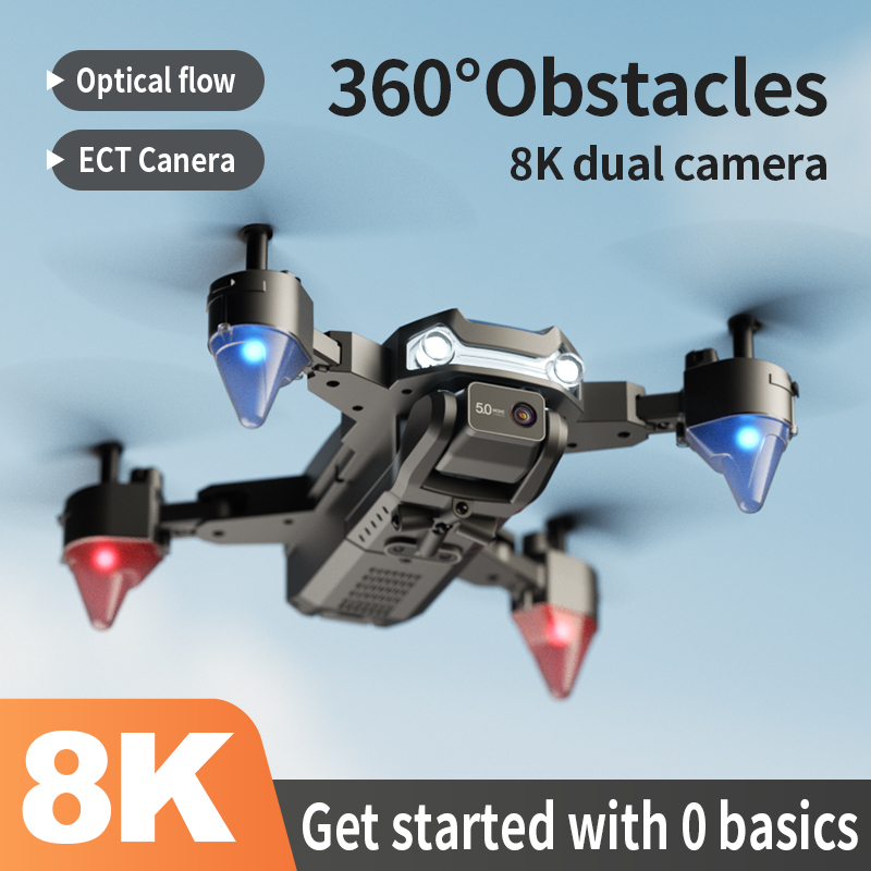 Q2 Drone Profissional 8K HD Fo - Drone Gimbal 2 Axis avaliação e preço