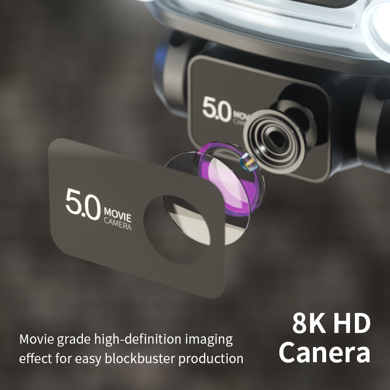 Q2 Drone Profissional 8K HD Fo - Drone Gimbal 2 Axis avaliação e preço