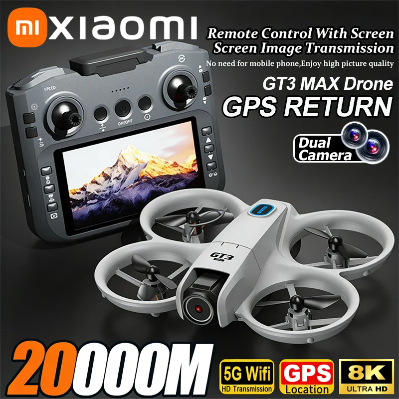 Xiaomi GT3 MAX GPS Drone 8K Ae - Drone Gimbal Brushless avaliação e preço