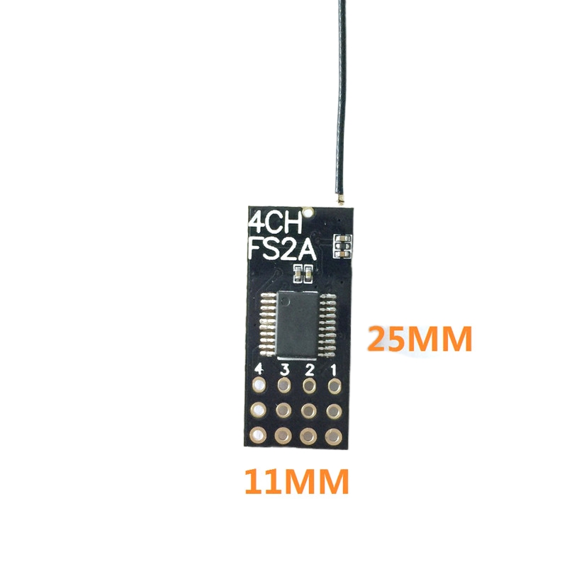 Receptor Mini Flysky FS2A 4CH  - Drone Gimbal Controller avaliação e preço